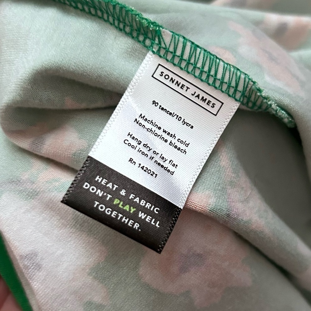 Sonnet James Georgia Play Dress in Green Floral Sz S - Picture 13 of 13